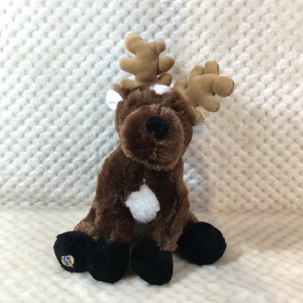Ganz Webkinz Reindeer Plush HM137 7in No Code 🦌